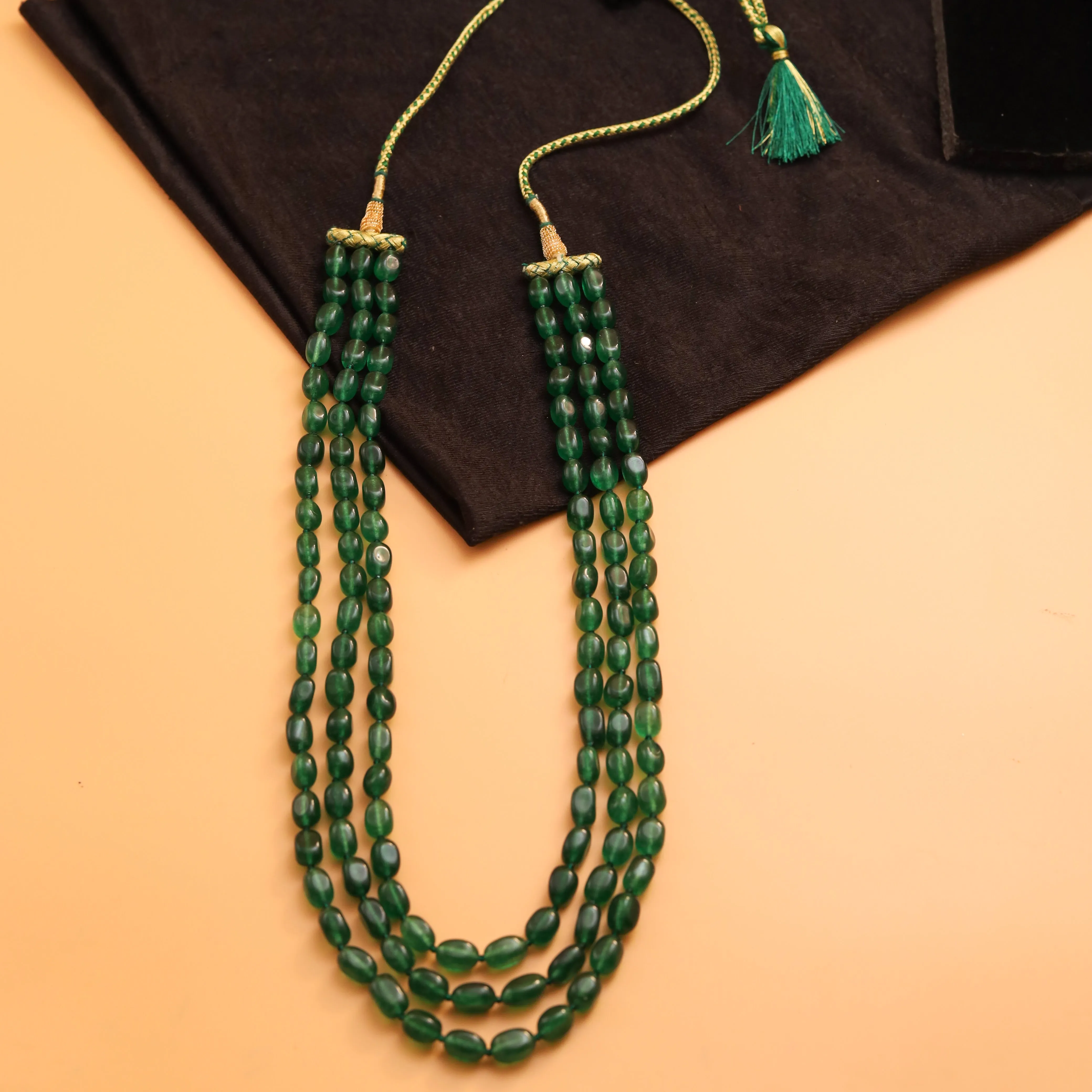 3 Line Pearl Mala Necklace 5182-80