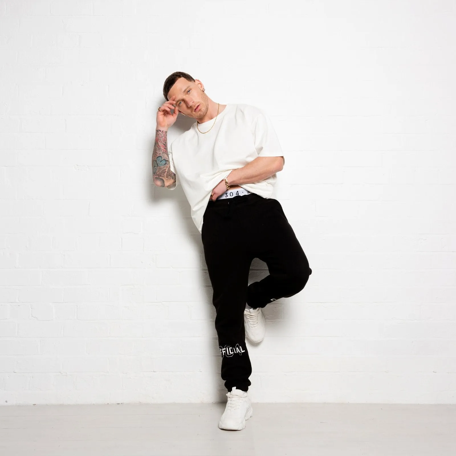 304 Mens Official Joggers Black