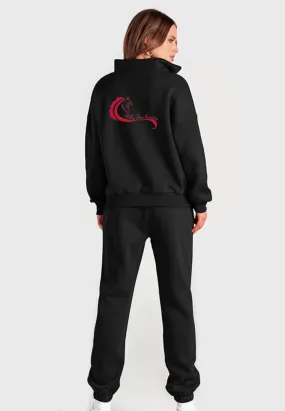 Ashley Trier Eventing BTFBM 2-PIECE LOUNGE HOODIE OVERSIZED SWEATSUIT SET, 2 color Options