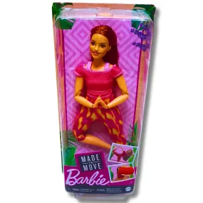 Barbie Made to Move Doll | Fully Articulated Fitness and Yoga-Inspired Barbie(Available in 2 colors)