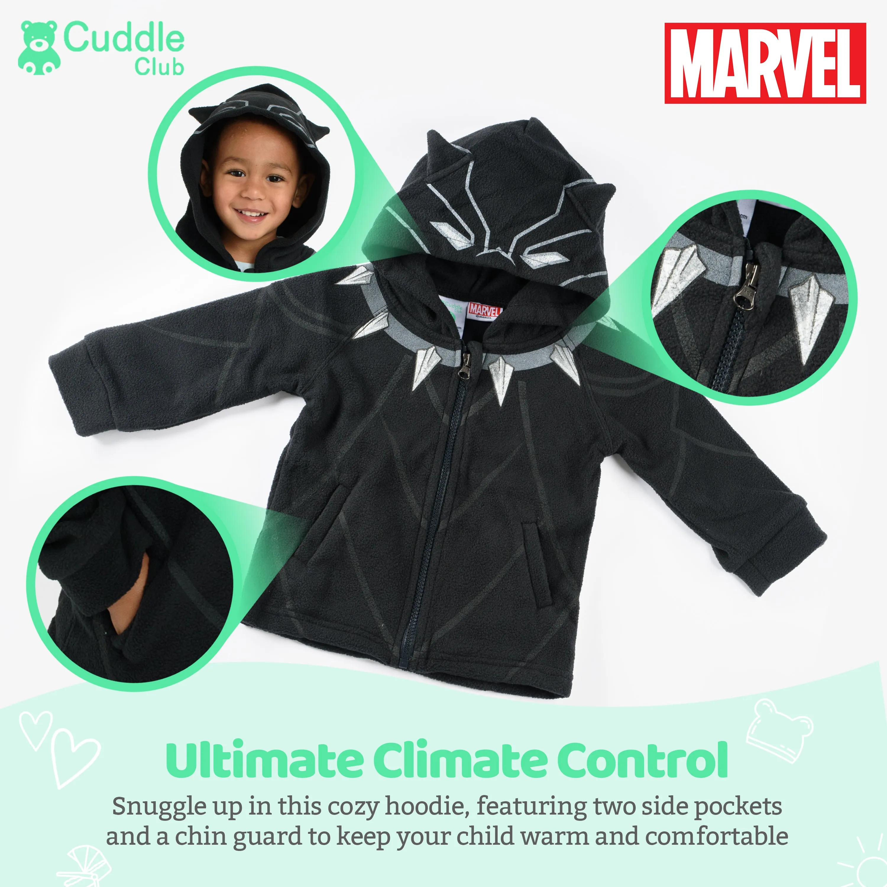 Black Panther Fleece Jacket
