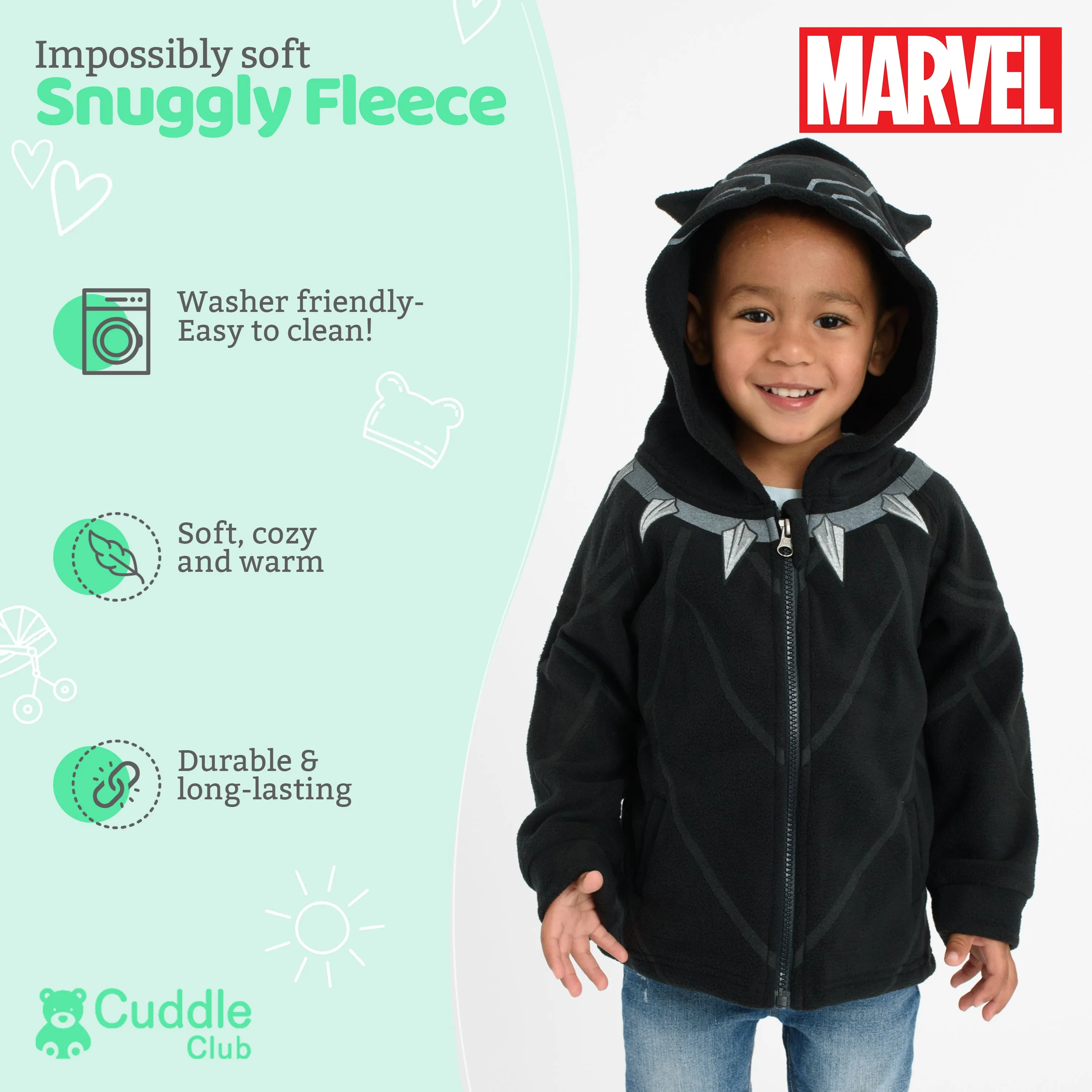 Black Panther Fleece Jacket