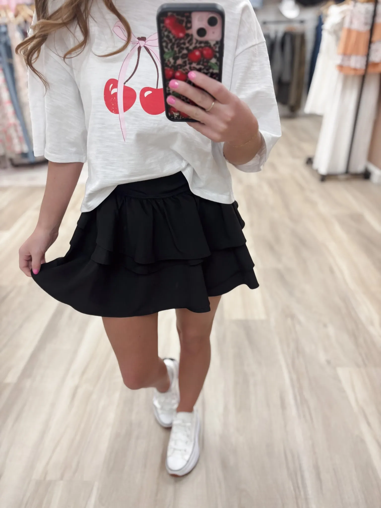 Bounce Back Black Skirt