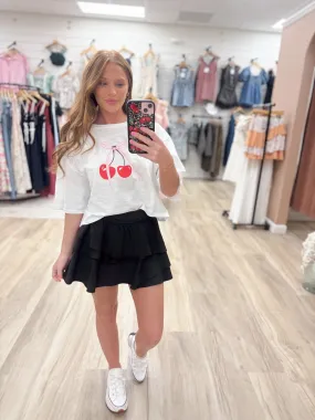 Bounce Back Black Skirt