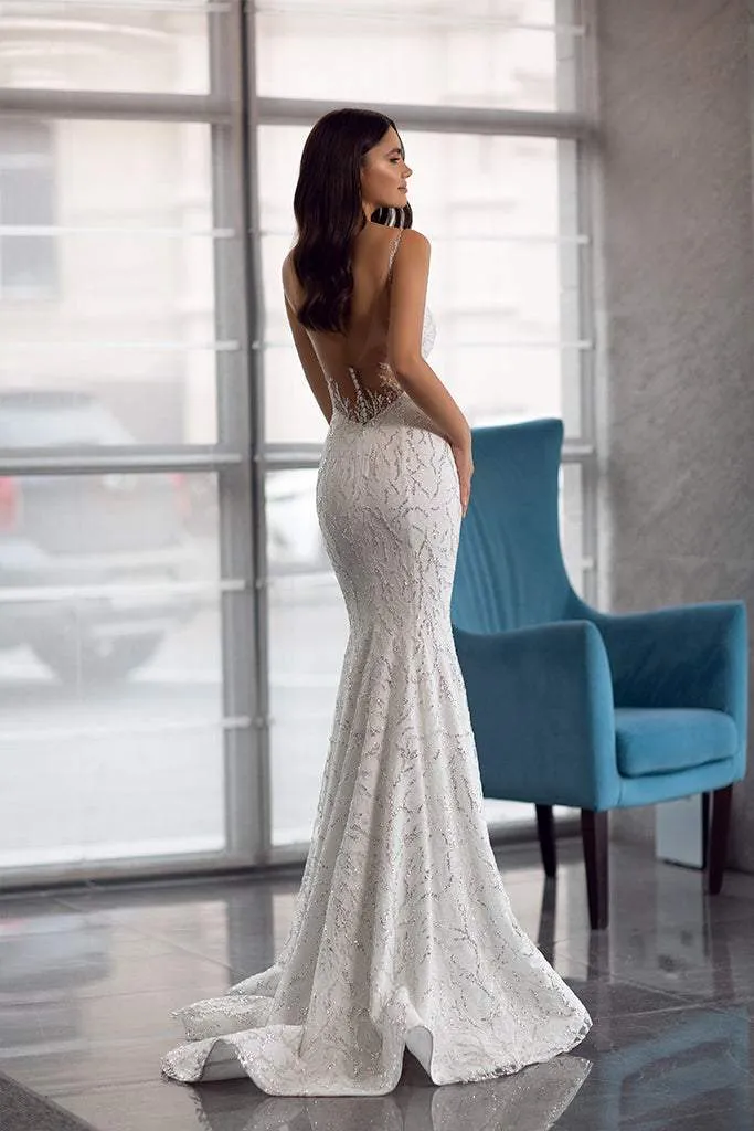 Breathtaking White Wedding Dress
