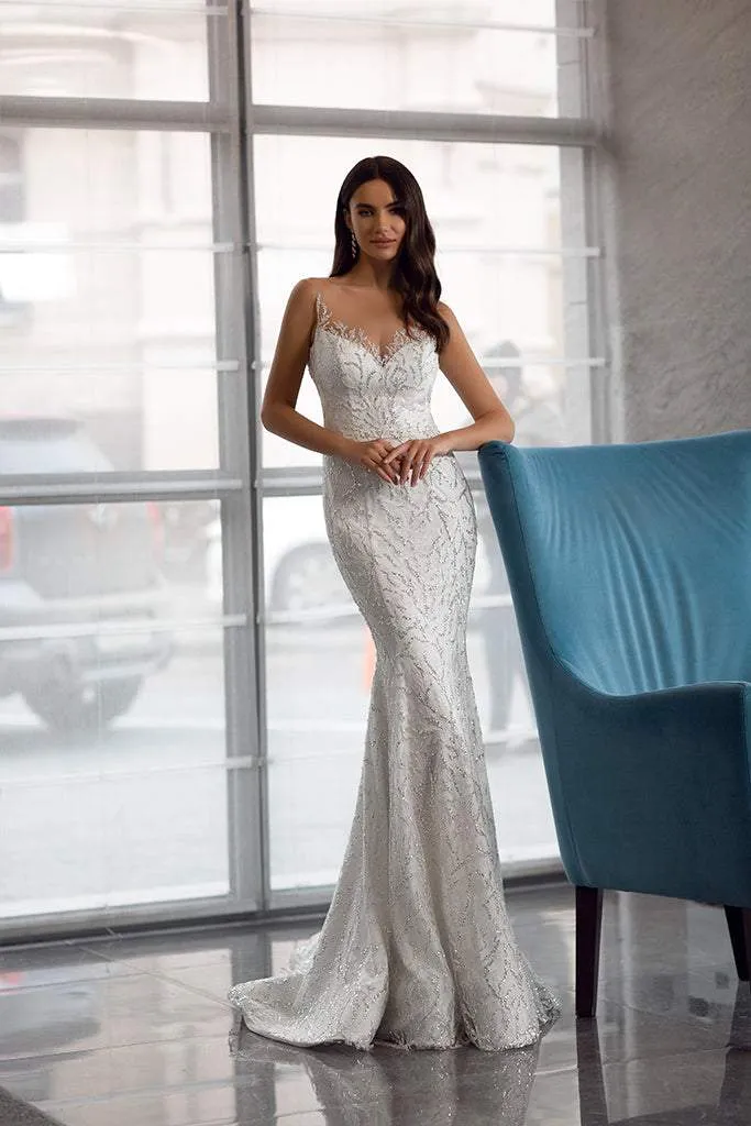 Breathtaking White Wedding Dress