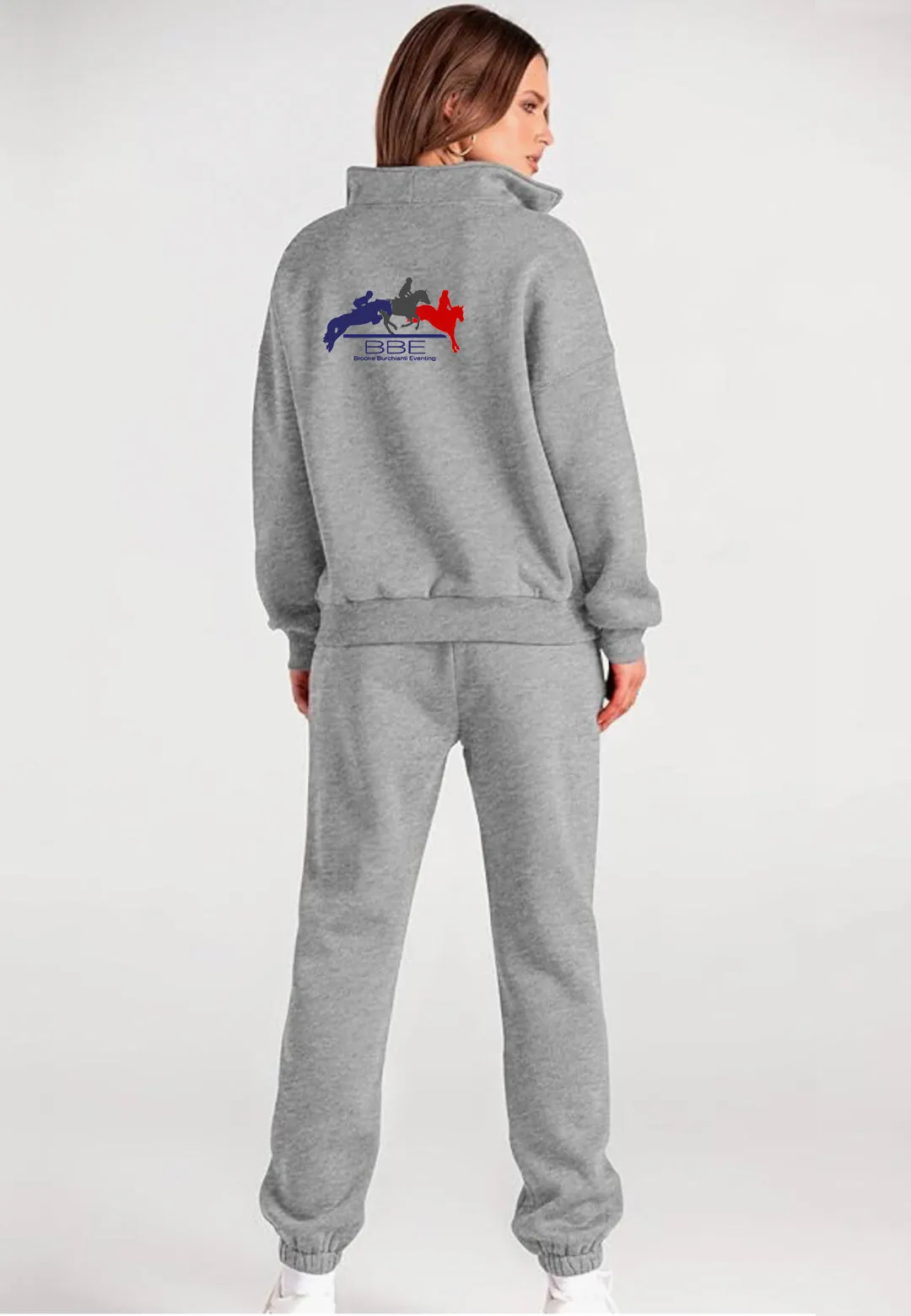 Brooke Burchianti Eventing 2-PIECE LOUNGE HOODIE OVERSIZED SWEATSUIT SET
