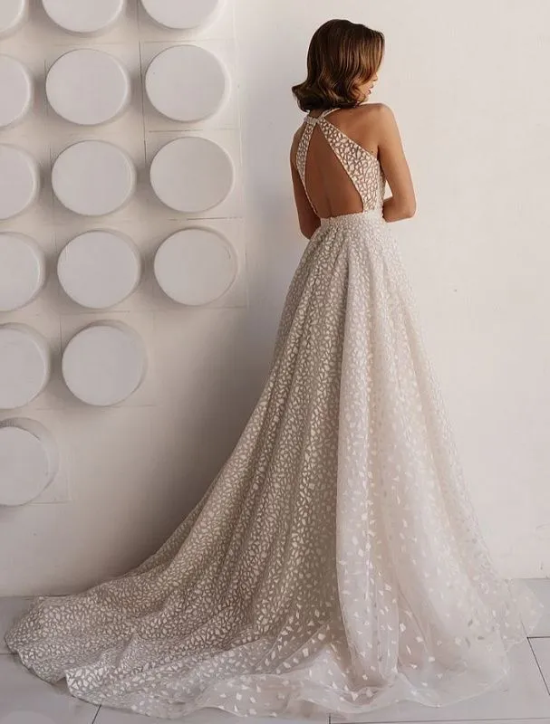 Captivating White Wedding Dress