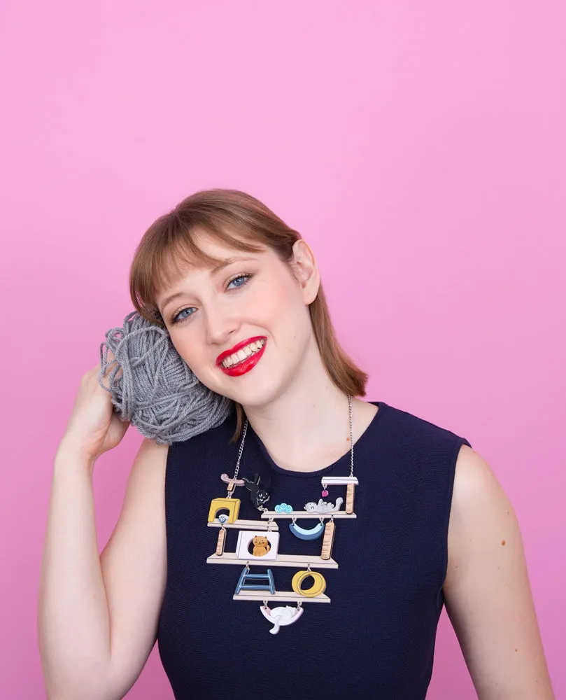 Cat tree statement Essentials necklace