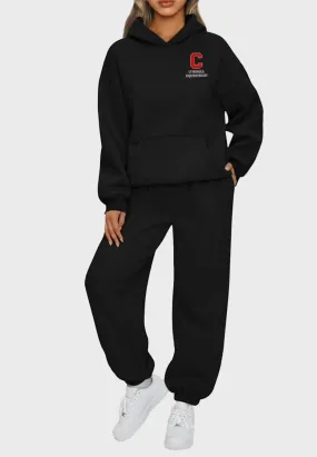 Cornell Equestrian 2-PIECE LOUNGE HOODIE OVERSIZED SWEATSUIT SET