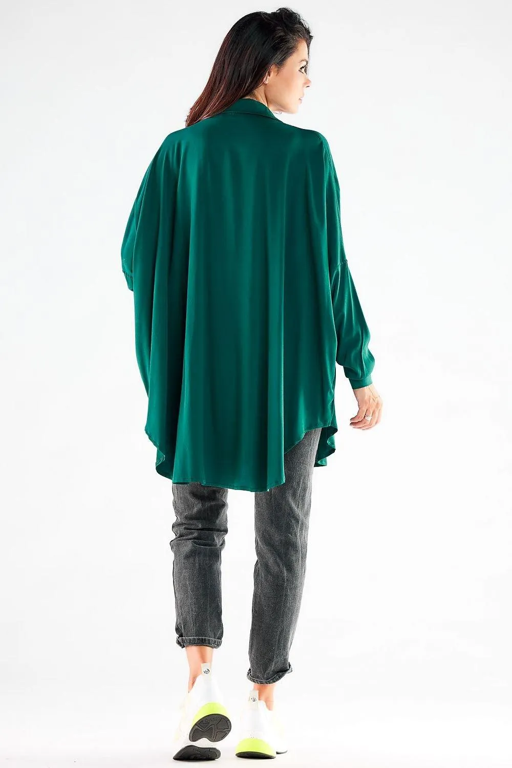 Effortlessly Chic Oversized Long Sleeve Awama Top