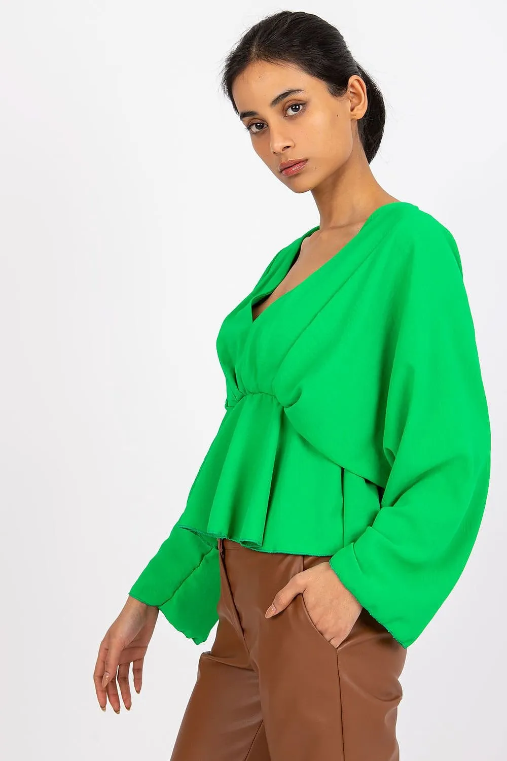 Elegant Italian Oversized Blouse