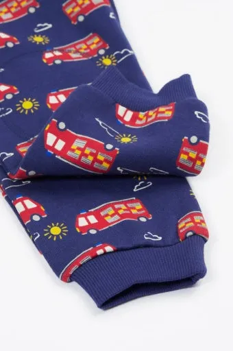 Frugi Snuggle Crawlers - Fire Engine