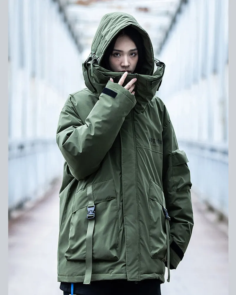 Functional 2-in-1 Fish Mouth Unisex Winter Jacket