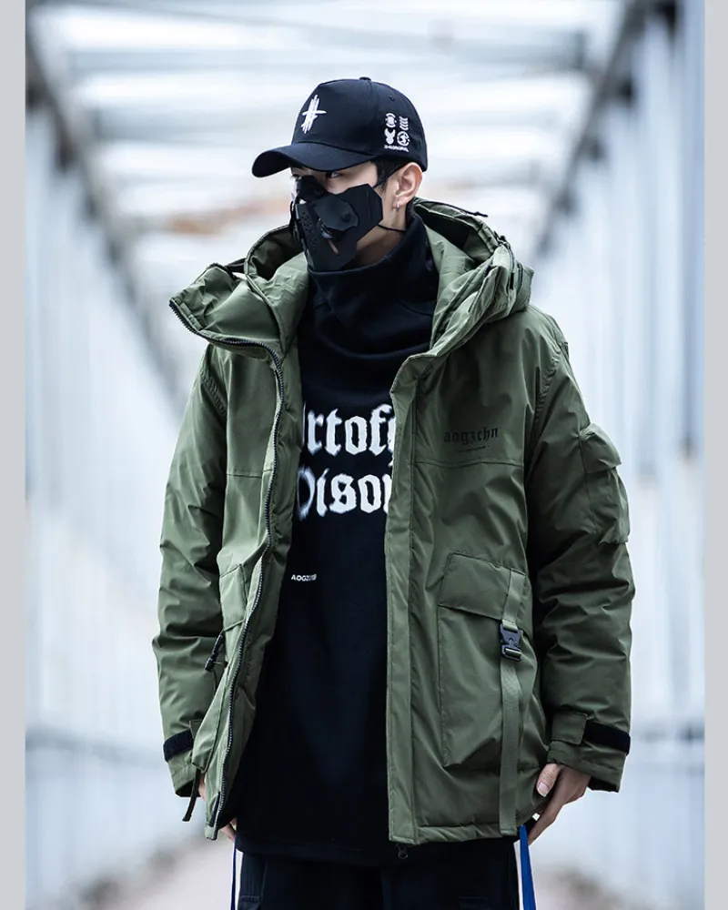 Functional 2-in-1 Fish Mouth Unisex Winter Jacket