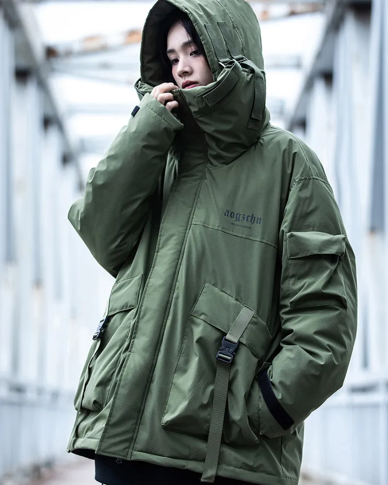 Functional 2-in-1 Fish Mouth Unisex Winter Jacket