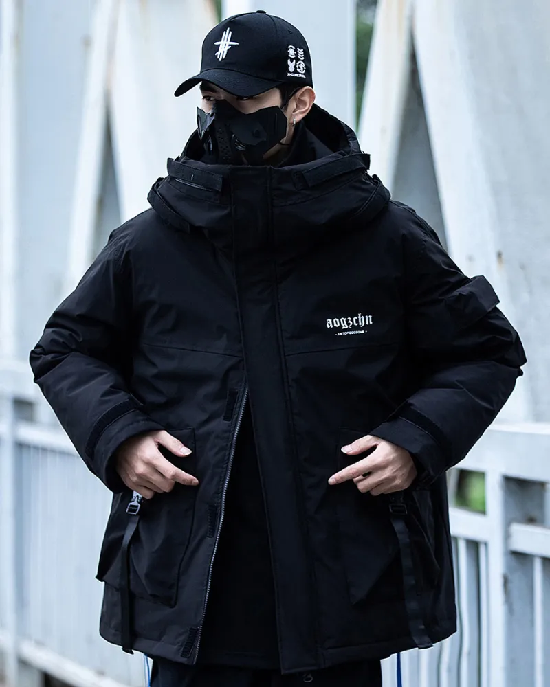 Functional 2-in-1 Fish Mouth Unisex Winter Jacket