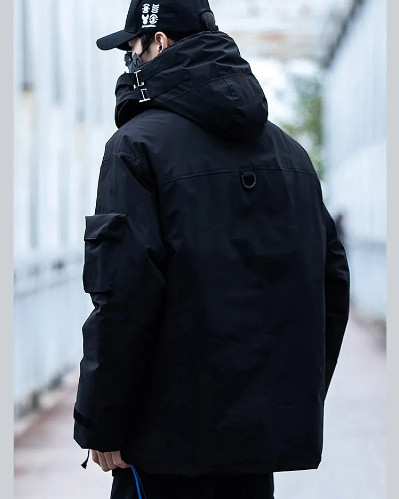 Functional 2-in-1 Fish Mouth Unisex Winter Jacket