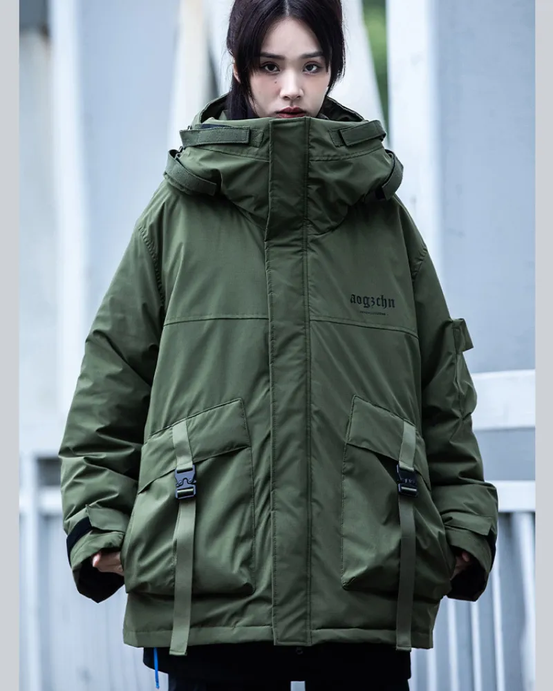 Functional 2-in-1 Fish Mouth Unisex Winter Jacket