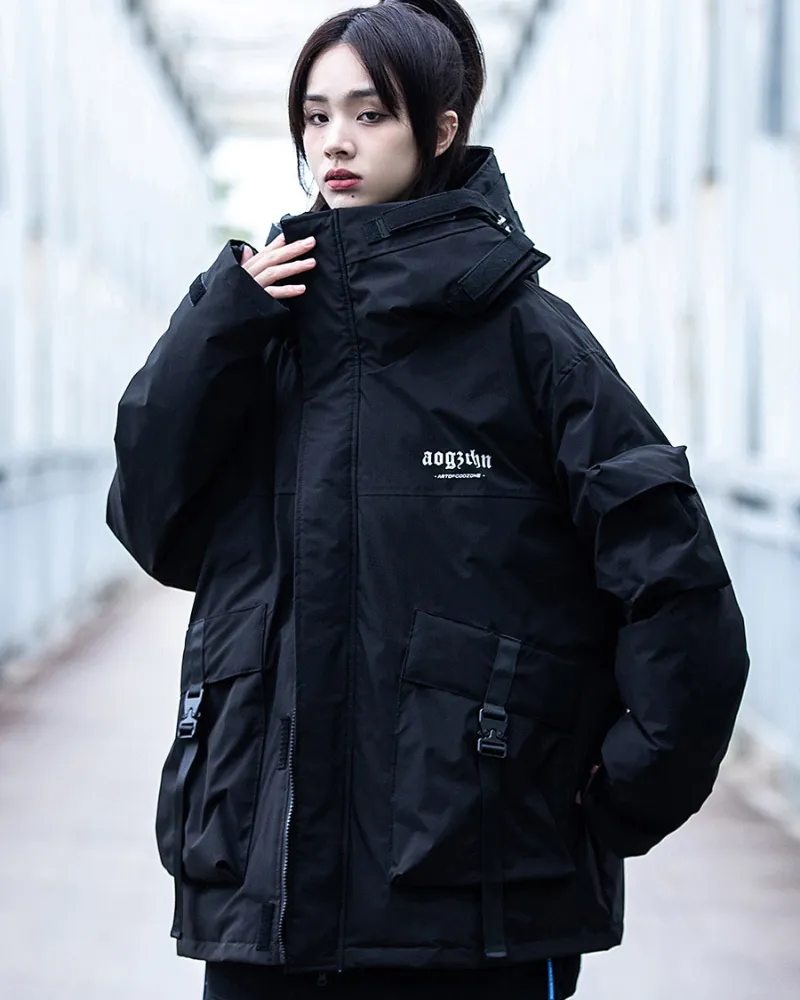 Functional 2-in-1 Fish Mouth Unisex Winter Jacket