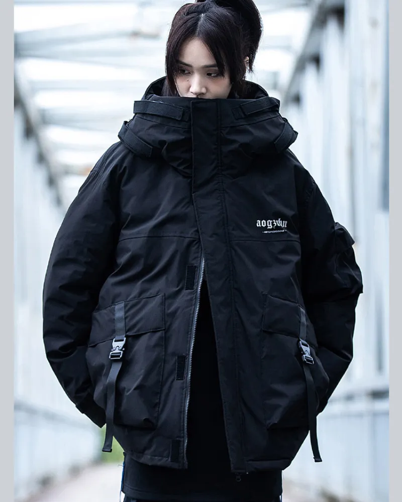Functional 2-in-1 Fish Mouth Unisex Winter Jacket