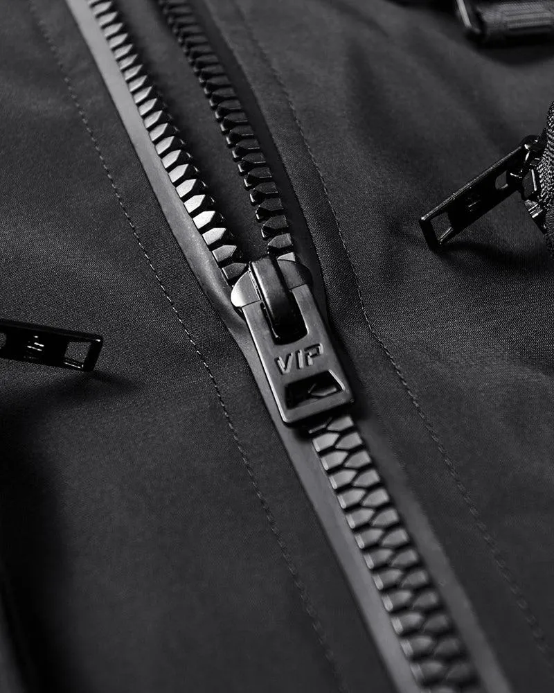 Futuristic Backpack Functional Bomber Jacket