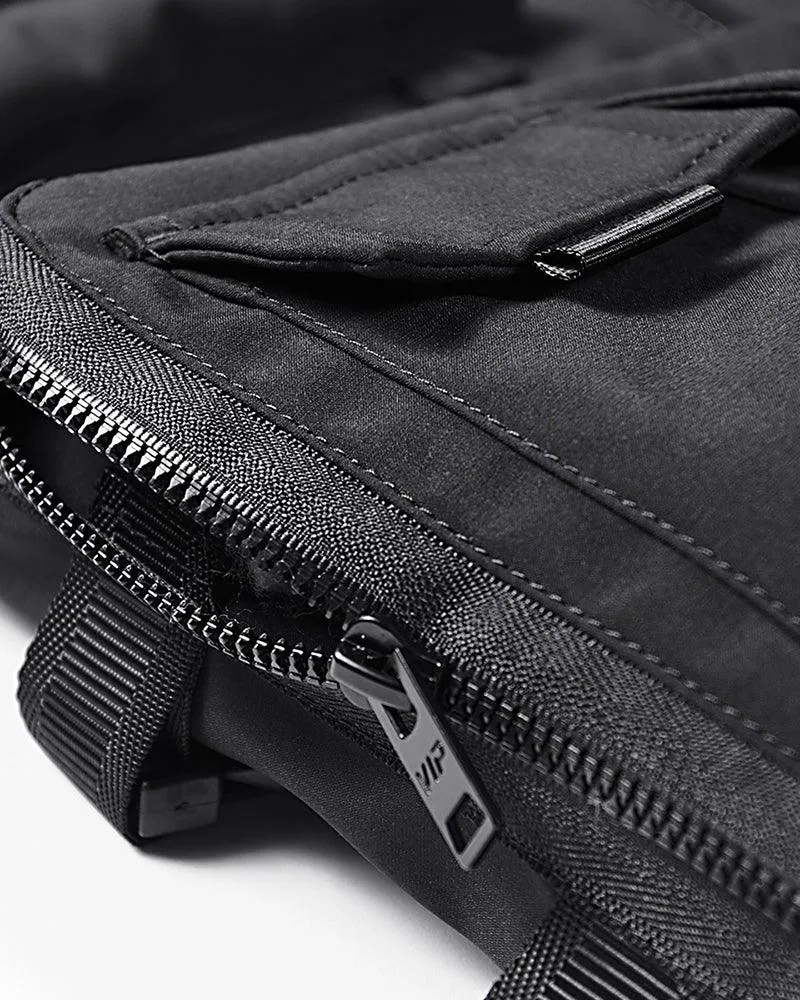 Futuristic Backpack Functional Bomber Jacket