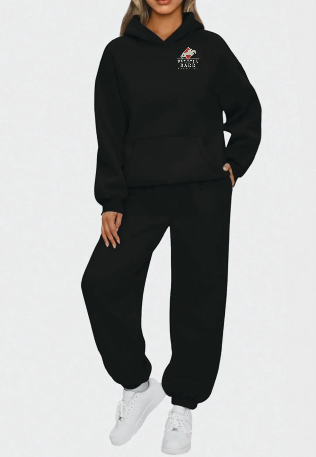 Fylicia Barr Eventing 2-PIECE LOUNGE HOODIE OVERSIZED SWEATSUIT SET