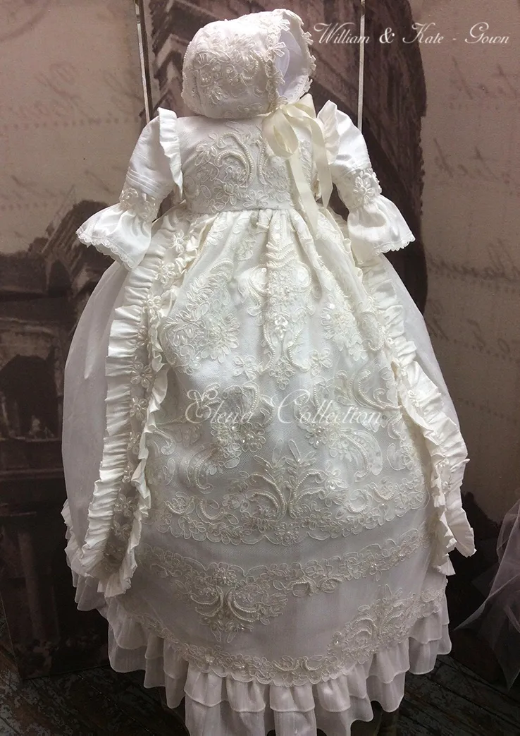Heirloom Silk Christening Gown - William & Kate