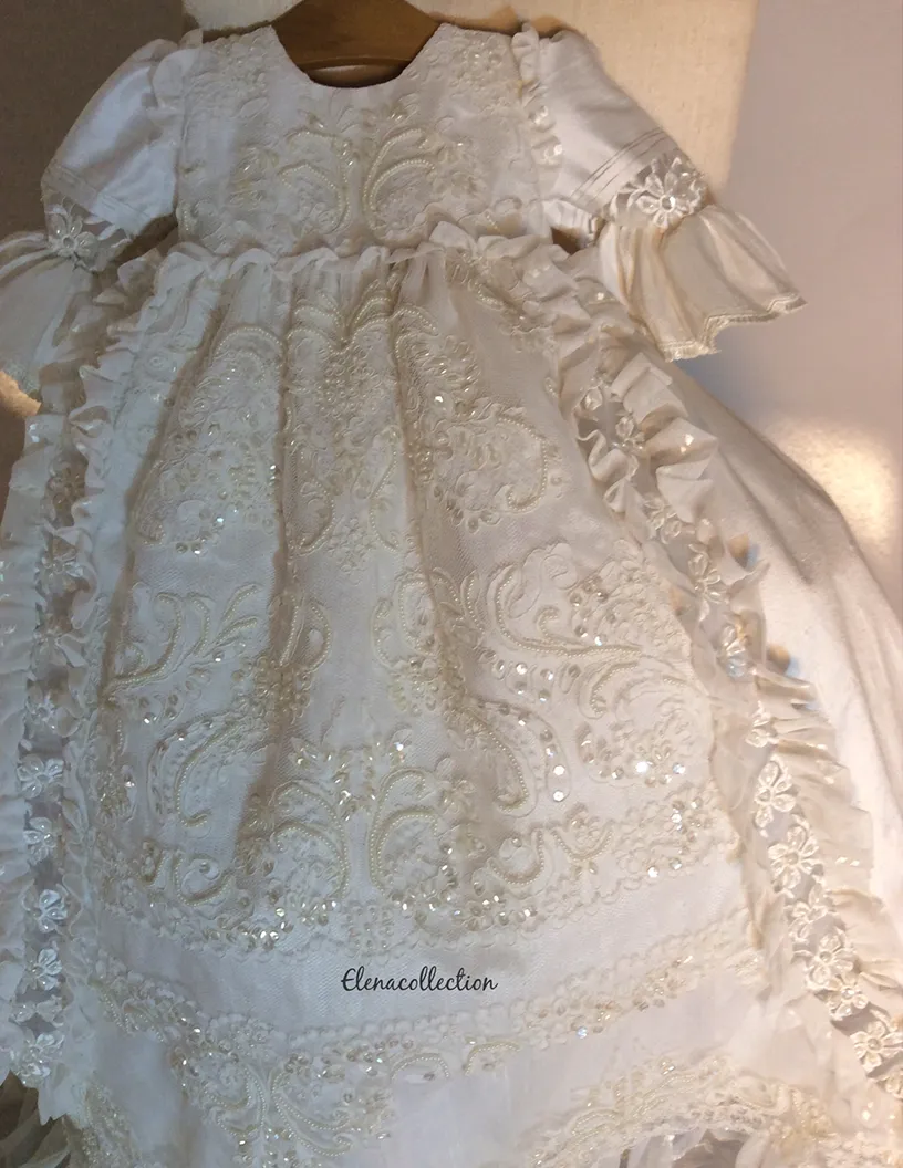 Heirloom Silk Christening Gown - William & Kate