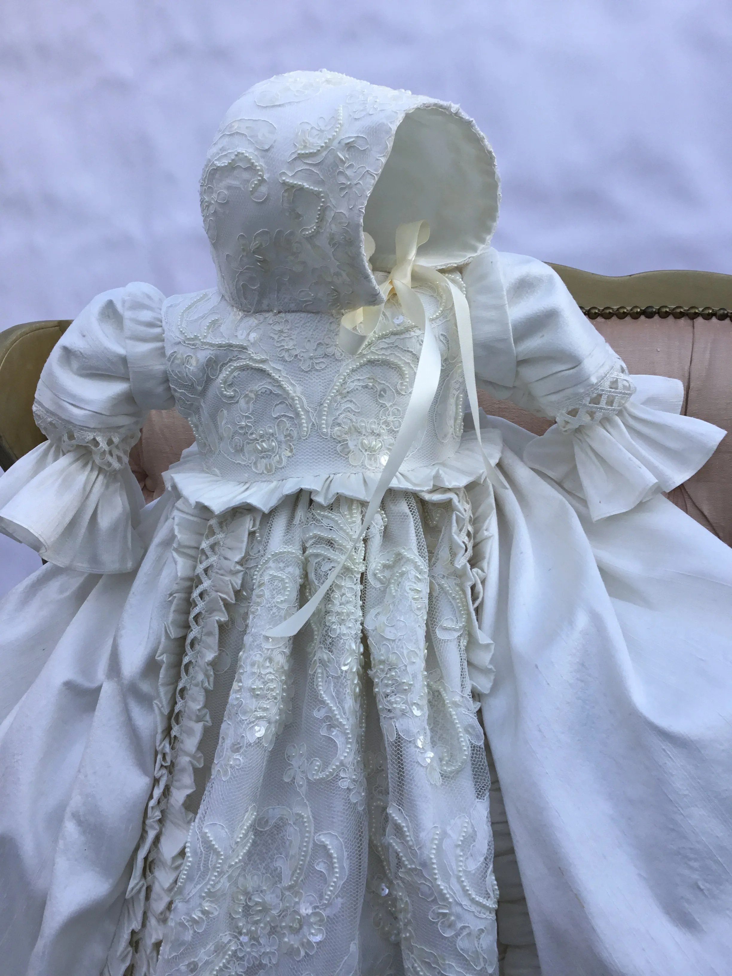 Heirloom Silk Christening Gown - William & Kate