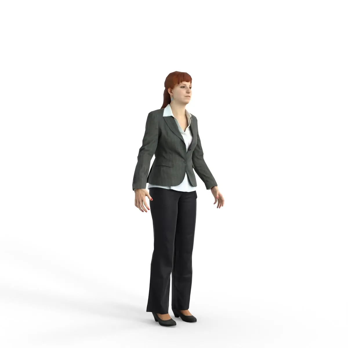 High Quality Rigged 3D Business Woman | bwom0329m4 | 3DS MAX Human