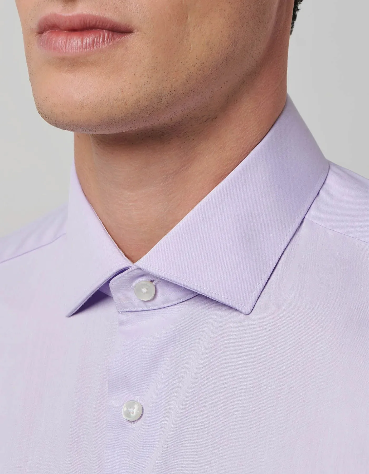 ID70302-Xacus Lilac Twill Wrinkle Free Shirt