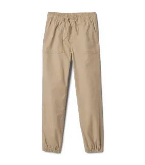 Kids Twill Utility Joggers with Washwell Iconic Khaki
