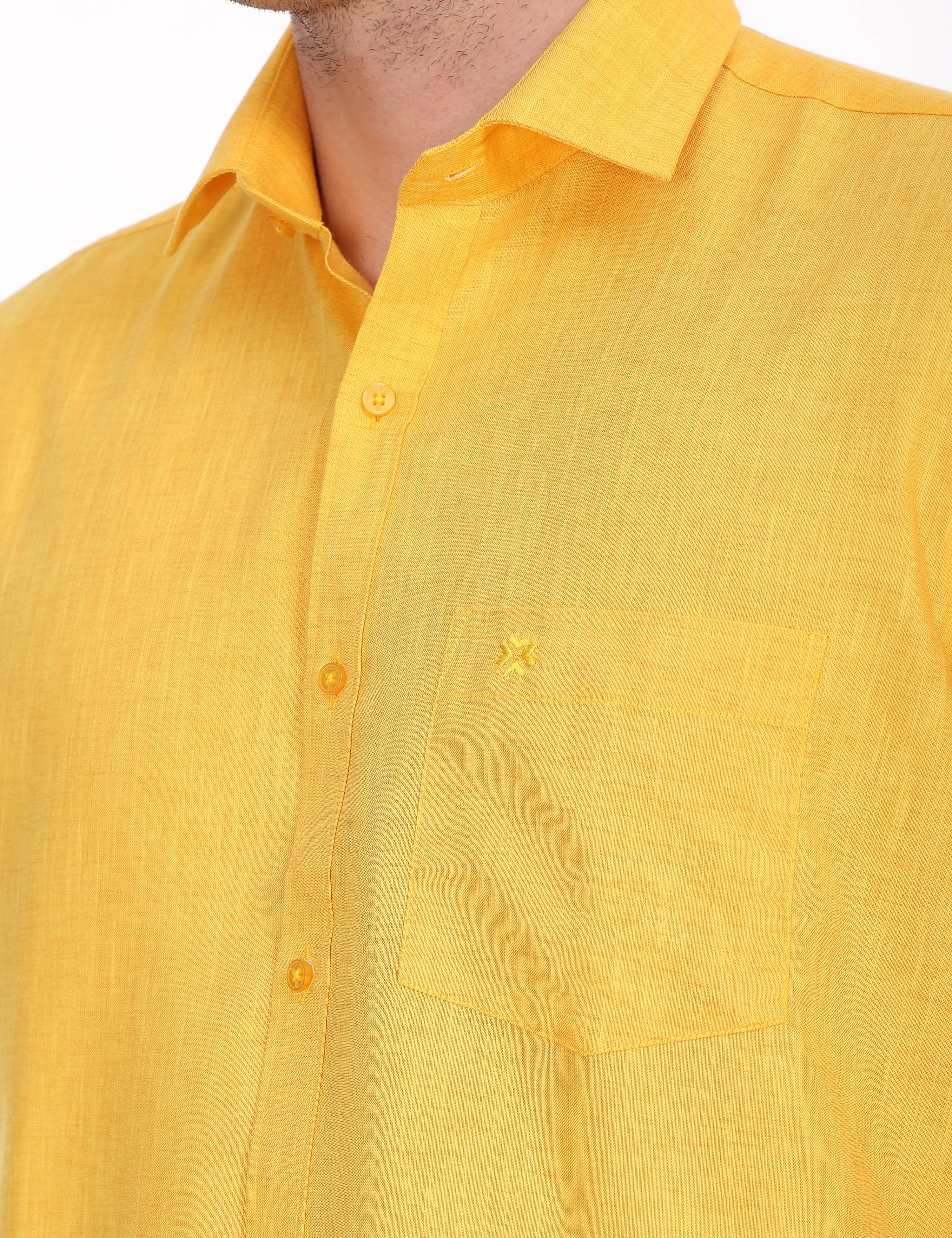 Linseed Cotton Colour Shirt Full Sleeve -17002
