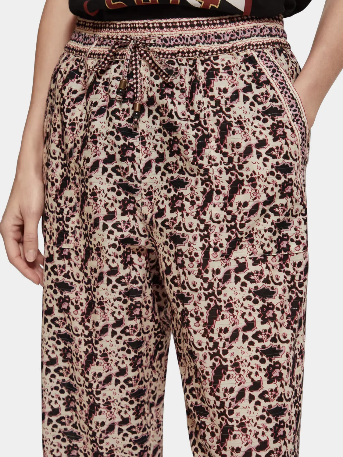 Printed beach pants