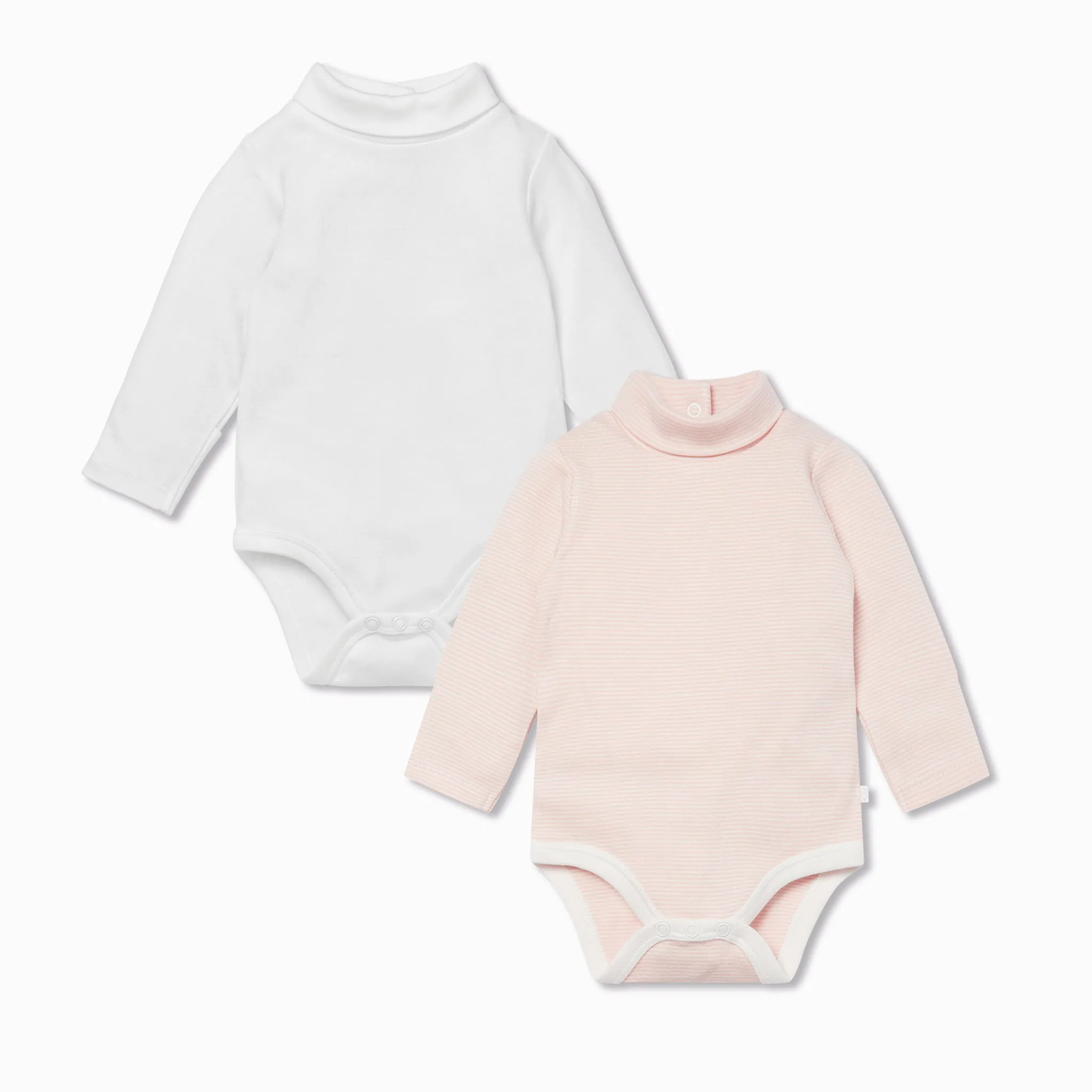 Roll Neck Bodysuit 2 Pack