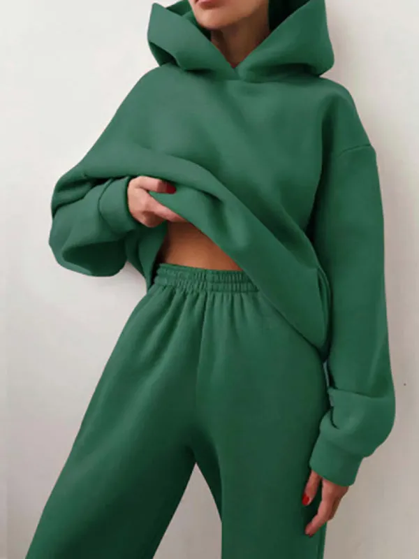 Trendy Sporty Two-Piece Leisure Set