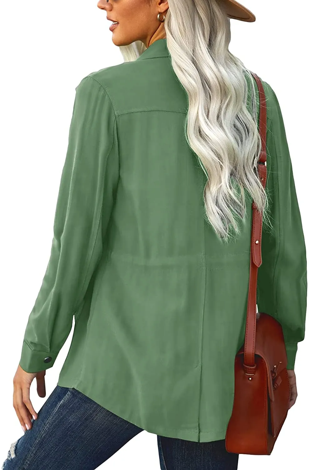 Womens Spring Jacket Lightweight with snaps